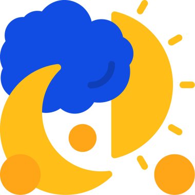 Bulut. Web simgesi basit illüstrasyon