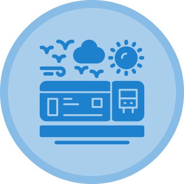 seo modern simgesinin vektör illüstrasyonu