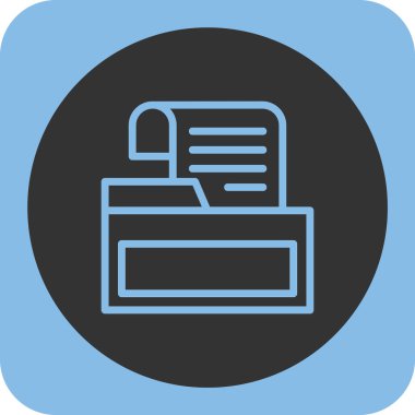 Soyut arkaplanda belge simgesi izole edildi