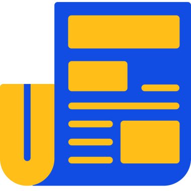 belge simgesi vektör illüstrasyonu