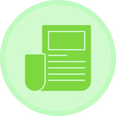 belge simgesi vektör illüstrasyonu