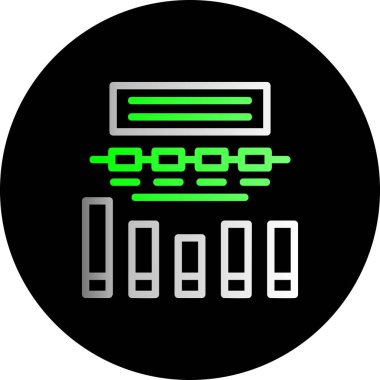 Modern b 'nin vektör illüstrasyonu eksik simgesi