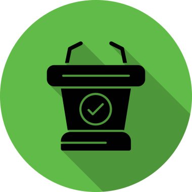 Çöp vektör simge işareti simge vektör çizim kişisel ve ticari kullanım için..