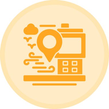 Modern simgenin vektör illüstrasyonu