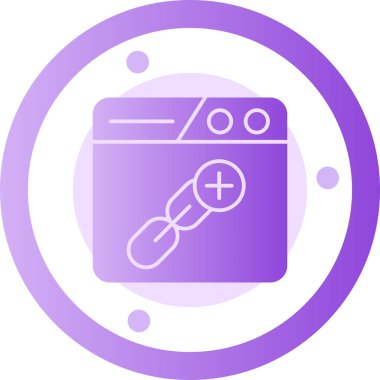 Bir gaz simgesinin vektör illüstrasyonu