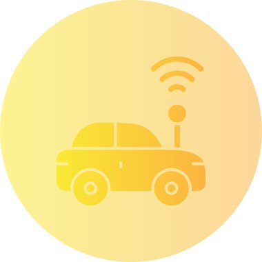 Kablosuz. Web simgesi basit illüstrasyon