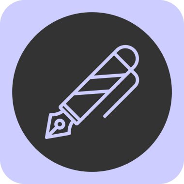 kalem simgesi vektör illüstrasyonu