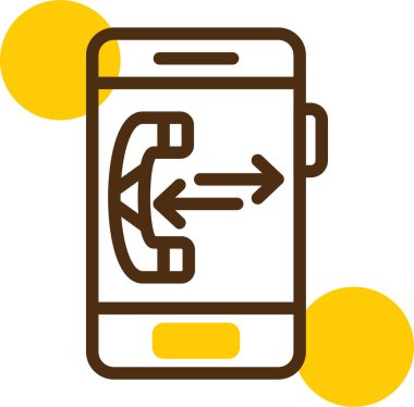 Cep telefonu. Basit resimleme