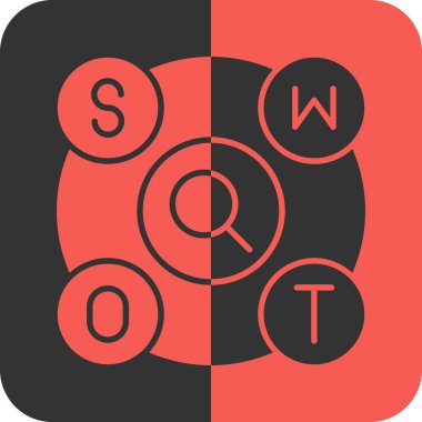 seo modern simgesinin vektör illüstrasyonu