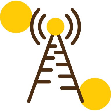 uydu simgesi vektör illüstrasyonu