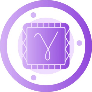 Bir simgenin vektör illüstrasyonu