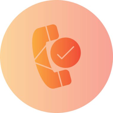 Saat simgesinin vektör illüstrasyonu