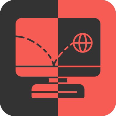 Dizin vektör simgesi düz illüstrasyon