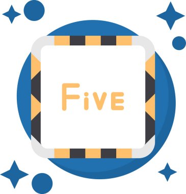 metin için modern yaratıcı simge