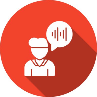 Müşteri hizmeti simgesi, vektör illüstrasyonu