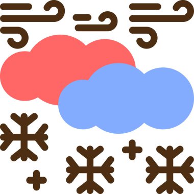 Kar simge vektör çizim