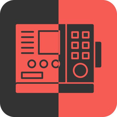 Vektör illüstrasyonu, simge ögesi biçimi