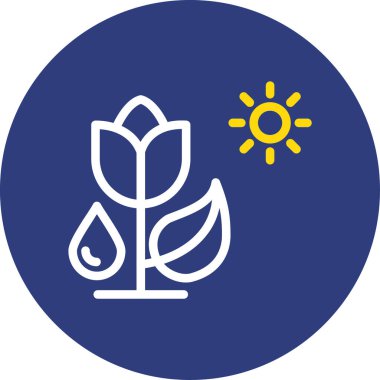 Ağaç simgesinin vektör illüstrasyonu