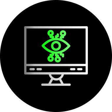 bilgisayar simgesi vektör illüstrasyonu