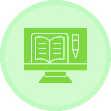 Kitap simgesinin vektör illüstrasyonu