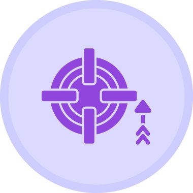 Bir hedefin vektör illüstrasyonu