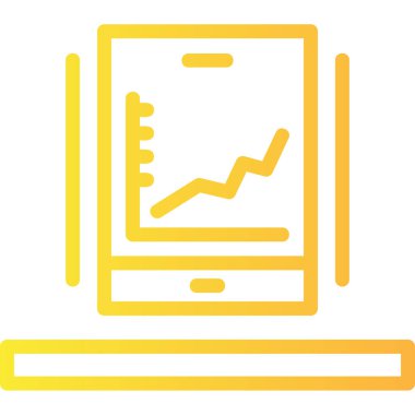 rapor web simgesi vektör illüstrasyonu