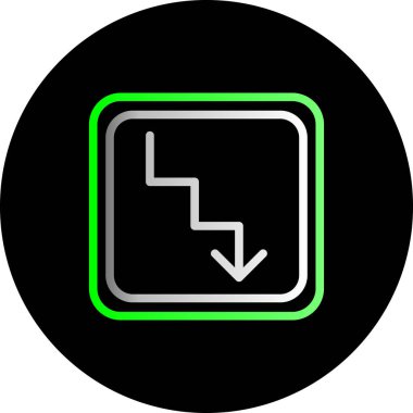 Modern simgenin vektör illüstrasyonu