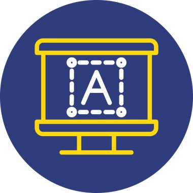 Bir b simgesinin vektör illüstrasyonu