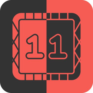 Devre kartı simgesi modada izole edilmiş arkaplan