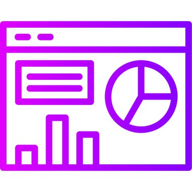 Seo simgesinin vektör illüstrasyonu