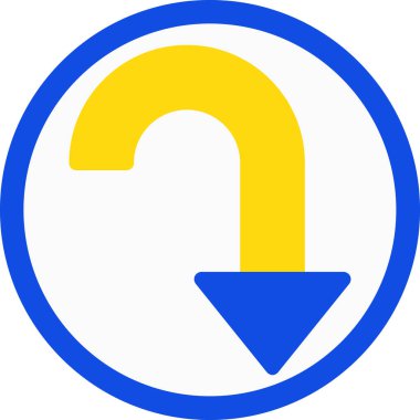 ok yönü simgesi doldurulmuş - taslak biçimi