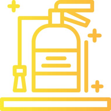 Şişe içecek ikonu ana hatlarıyla