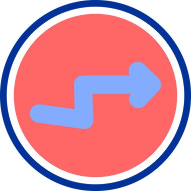 Modern simgenin vektör illüstrasyonu