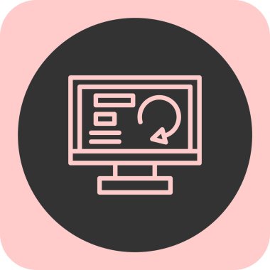 vektör izleyici simgesi illüstrasyonu