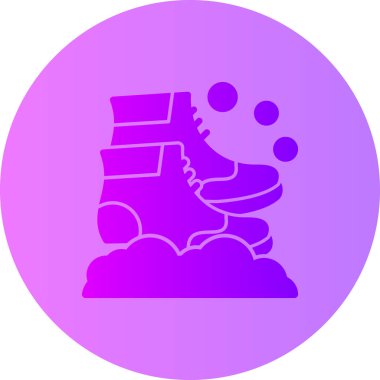 Dondurma simgesinin vektör illüstrasyonu