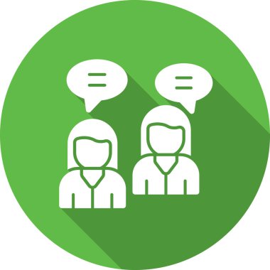 İnsanlar simgesi. Vektör çizim