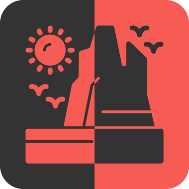 Yapı simgesi, vektör illüstrasyonu