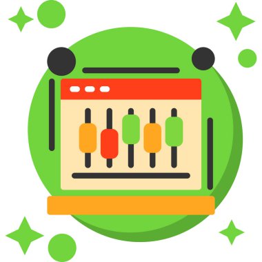 Bir simgenin vektör illüstrasyonu