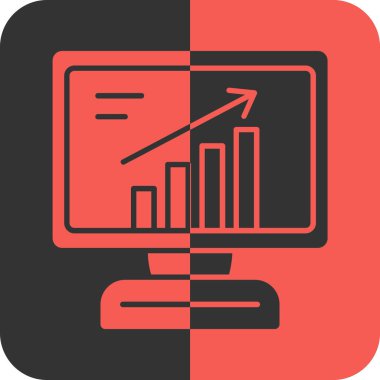 iş grafiği vektör simgesi