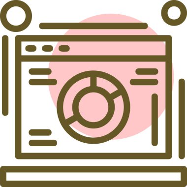 seo modern simgesinin vektör illüstrasyonu