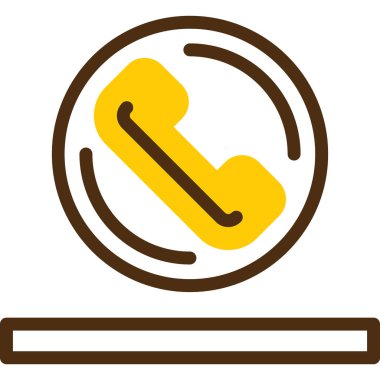 telefon vektör simgesi modern basit tasarım