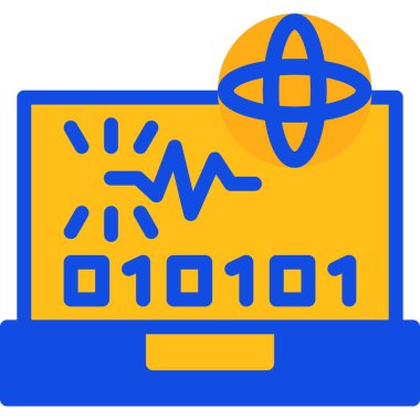 Kredi kartı vektör illüstrasyon tasarımlı bir bilgisayar