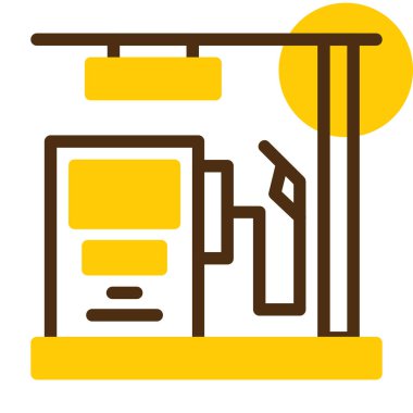 Modern yapı simgesinin vektör illüstrasyonu