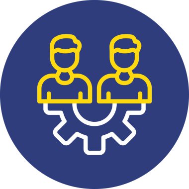 İnsan simgesinin vektör illüstrasyonu