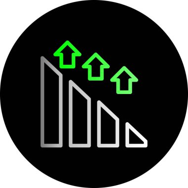 seo modern simgesinin vektör illüstrasyonu