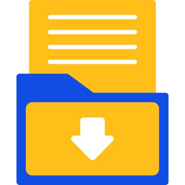 Dosya dosya dosya simgesini doldurulmuş - özet biçimi ile indir