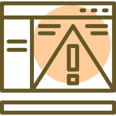 Web simgesi, bilginin vektör illüstrasyonu