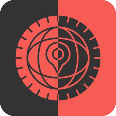 Katı biçimli navigasyon konumu simgesi