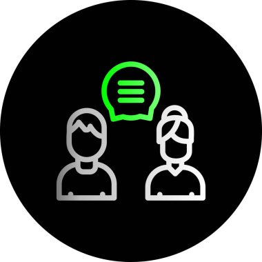 vektör müşteri simgesi