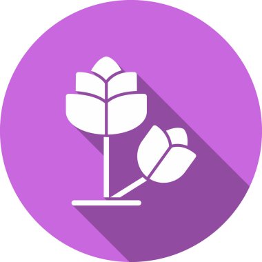 Bitki. Web simgesi basit tasarım